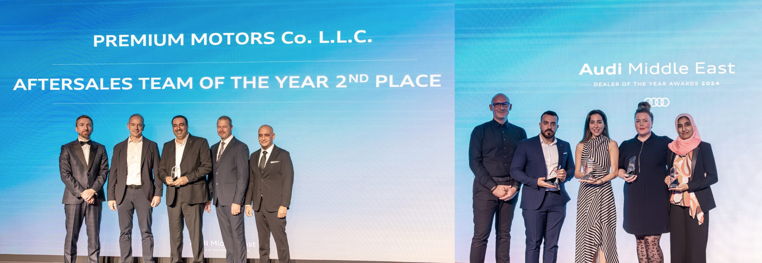 Premium Motors recognised for excellence at Audi Middle East Dealer of the Year Awards