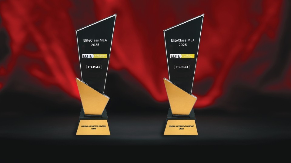 FUSO Oman Triumphs with Two Gold Wins at Daimler Trucks Elite Class MEA Awards 2025